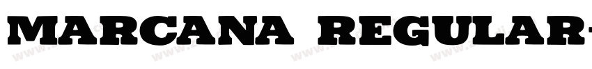 Marcana Regular字体转换